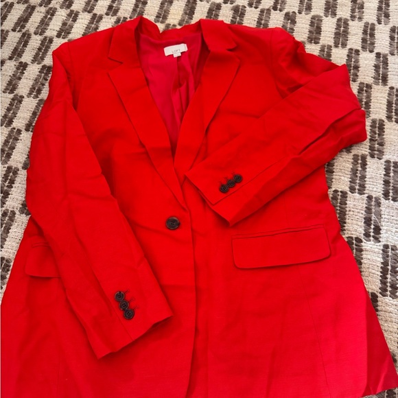 LOFT Jackets & Blazers - LOFT Bold Red Jacket